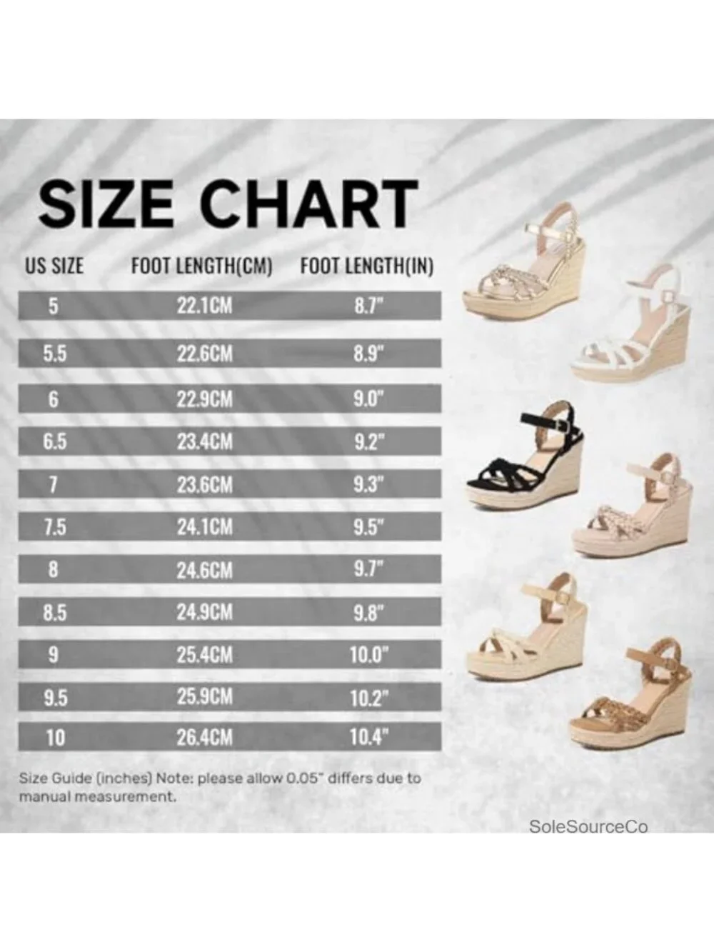 Womens Wedge Sandals Espadrille Platform Heels Arch Support Summer Shoes Ankle